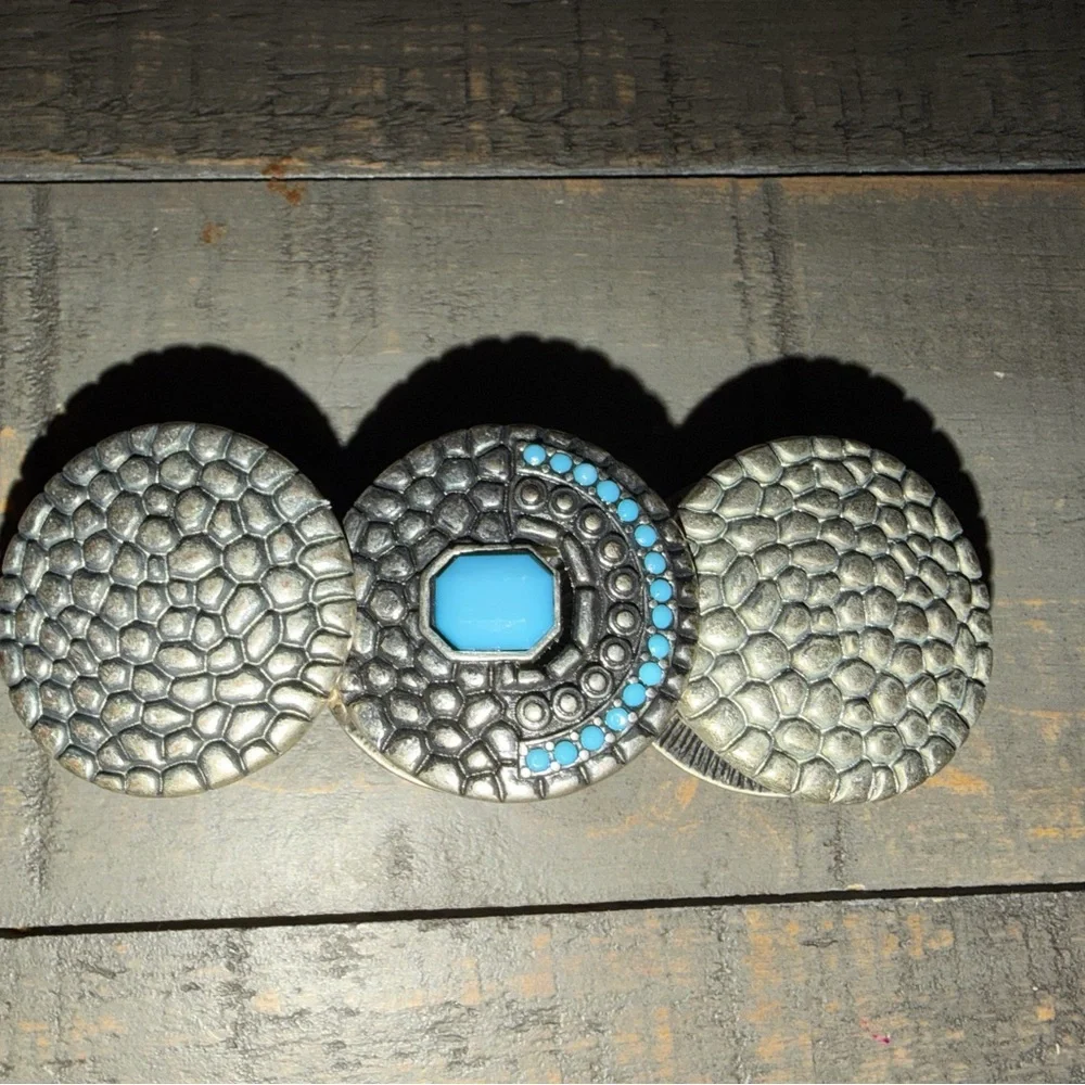 Silver and Turquoise Jewelry Set earrings and bracelet women's fashion jewelry‎